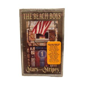 THE BEACH BOYS STARS AND STRIPES CASETTE TAPE TOBY KEITH JUNIOR BROWN SEALED